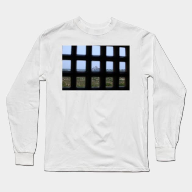 A Prisoners view of the Taj Mahal Long Sleeve T-Shirt by JohnDalkin